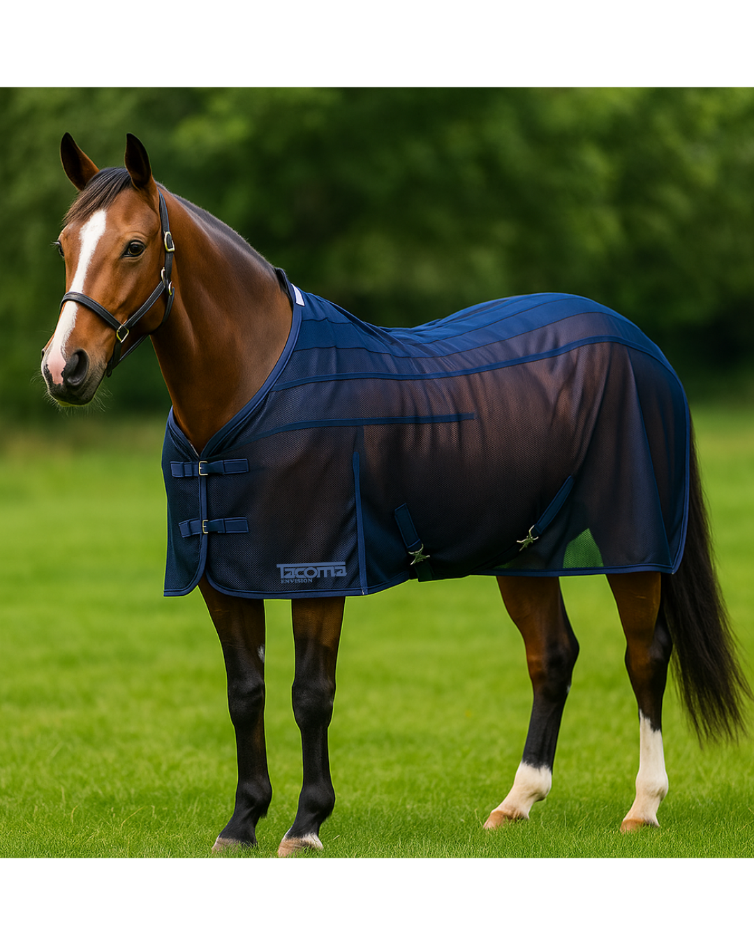 1 Horse Cooler Rug Breathable Moisture Wicking Sweat Rug