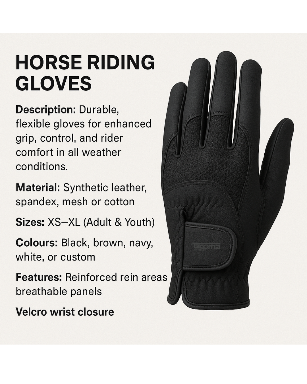 2 Horse Riding Gloves