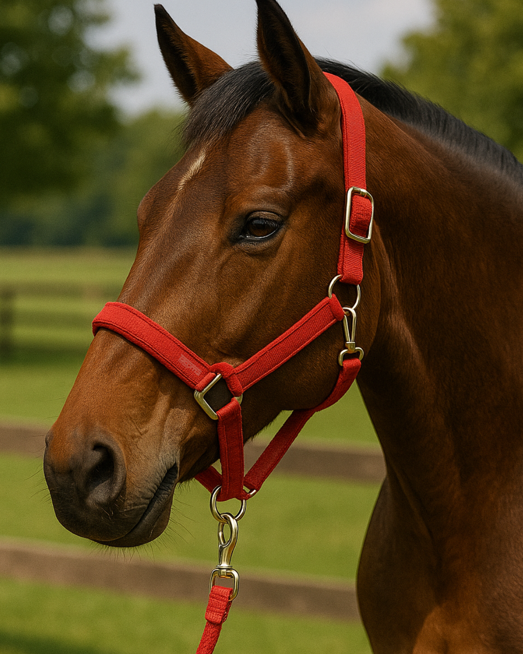 3 Horse Nylon Halter – Adjustable Durable Halter