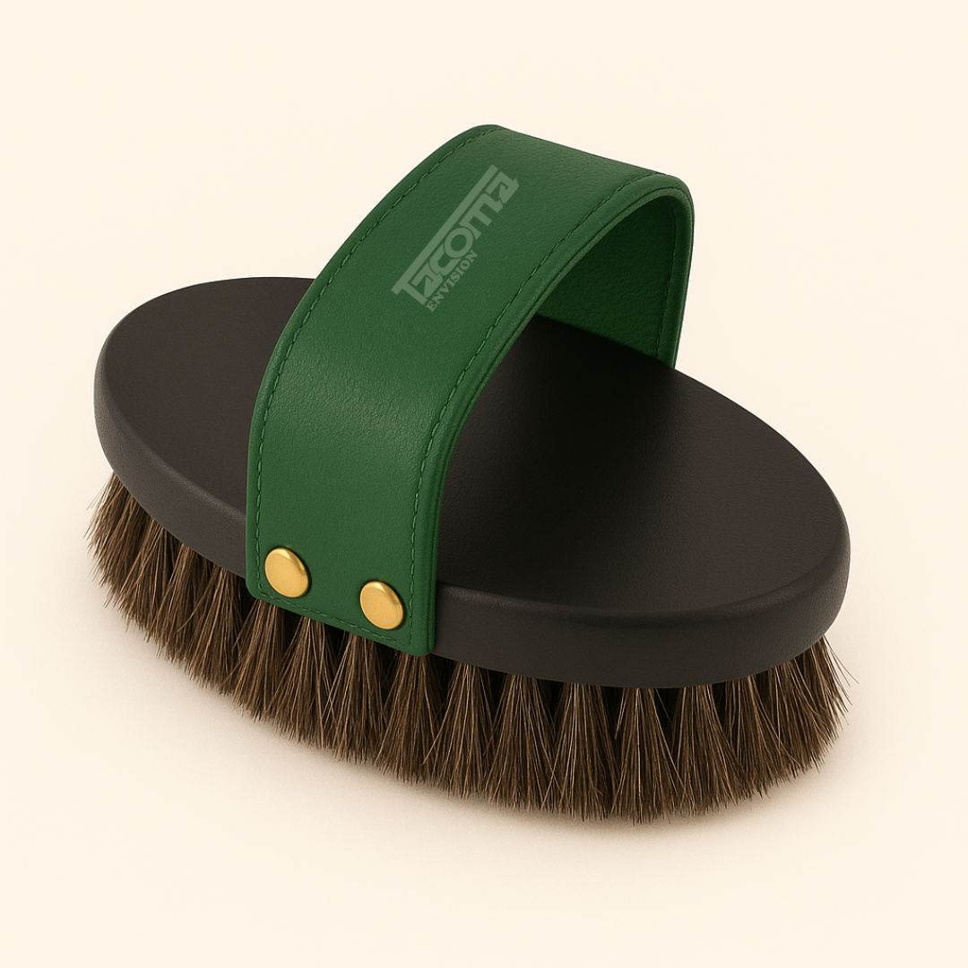 3 Horse Mane & Tail Oval Brush – Soft Grip Detangling Brush