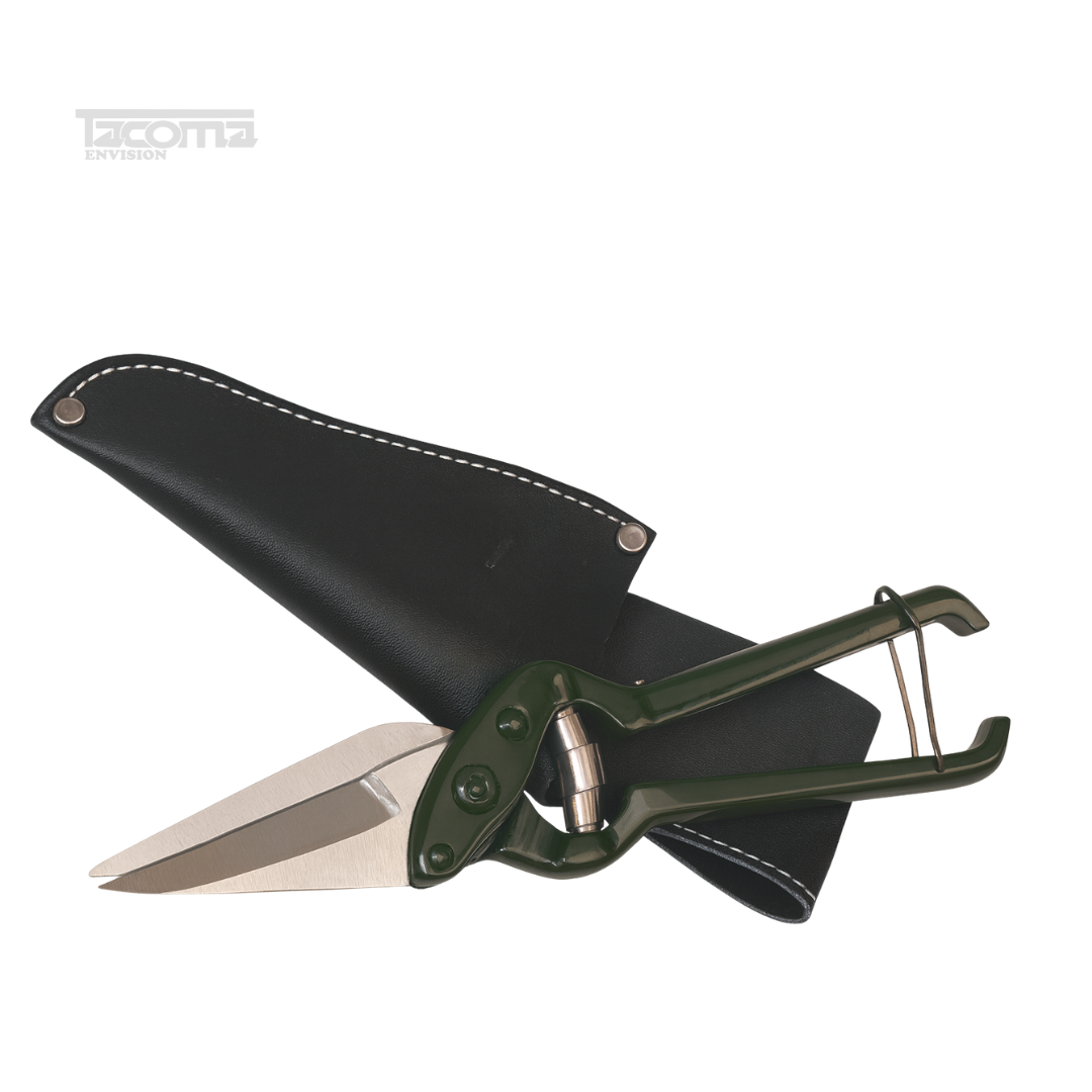 21 Professional Hoof Trimming Shear with Leather Sheath - Image 1