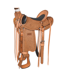 Horse Roping Saddle Heavy-Duty Western Leather Saddle - Image 2