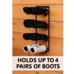 Horse Boot Rack – Wall-Mounted Metal Rack for Drying & Organizing Horse Boots
