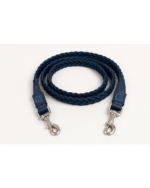 Laced Leather Reins Premium English Riding Reins - Image 2