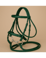 Premium Leather Horse Bridle & Laced Rein Set - Image 2