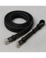 Horse Rubber Grip Reins Non-Slip Leather for Superior - Image 2