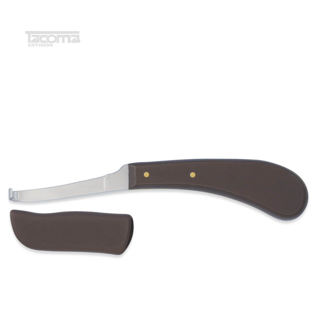 12 Hoof Knife with Plastic Handle & Cap – Precision Trimming Tool for Veterinary & Farrier Use - Image 1