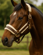 Horse Fleece-Lined Halter Soft Padded Adjustable Halter