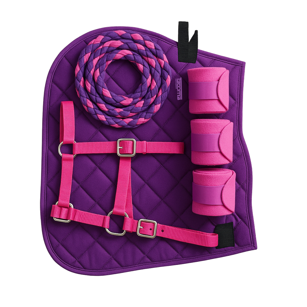 3 Horse Bandages, Halters & Saddle Pads – Essential Tack for Comfort