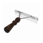 Horse Mane & Tail Brush – Wooden Handle Grooming Brush - Image 2