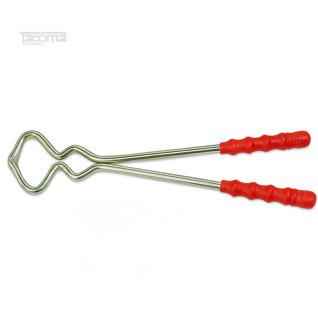 4 Bull Holder – Continental Tong Pattern Stainless Steel Nose Grip Tool - Image 1