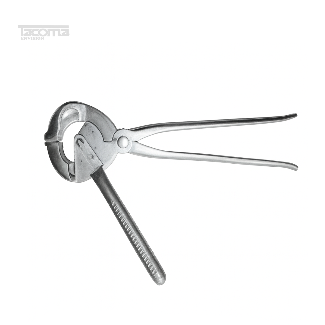 8 Bull Nose Ring with Applicator – Vertical Opening Stainless Steel Ring with Break-Off Screw - Image 1