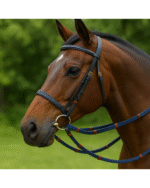 Horse Webbed Reins with Leather Stops for Superior Grip and Control