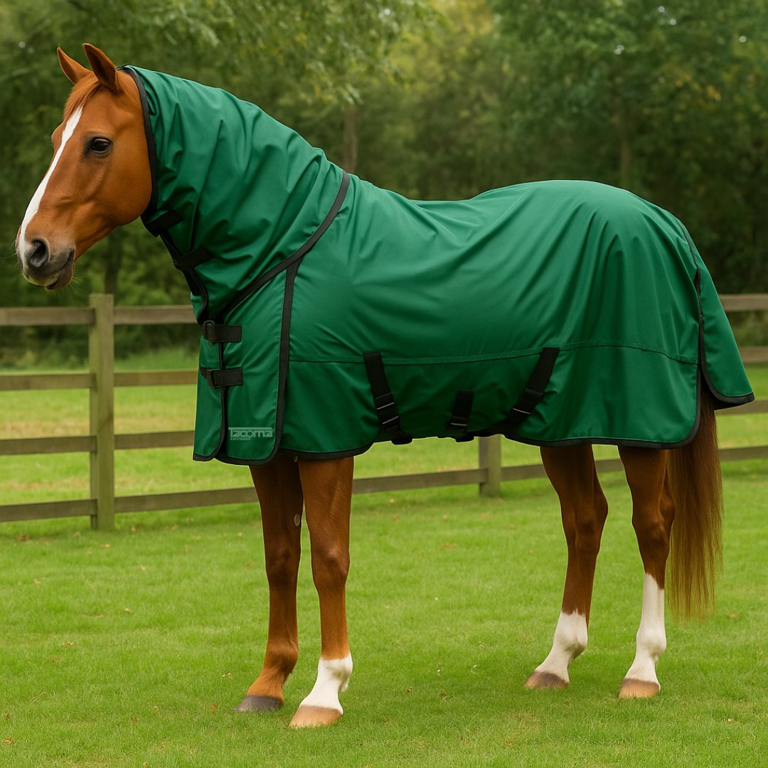 Untitled design (1) Horse Fly Sheet Lightweight UV-Resistant Mesh Rug for Insect Protection