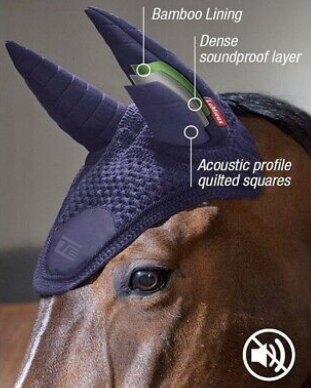 Untitled design Horse Ear Bonnet - Soundproof (Padded Ears) - Image 1