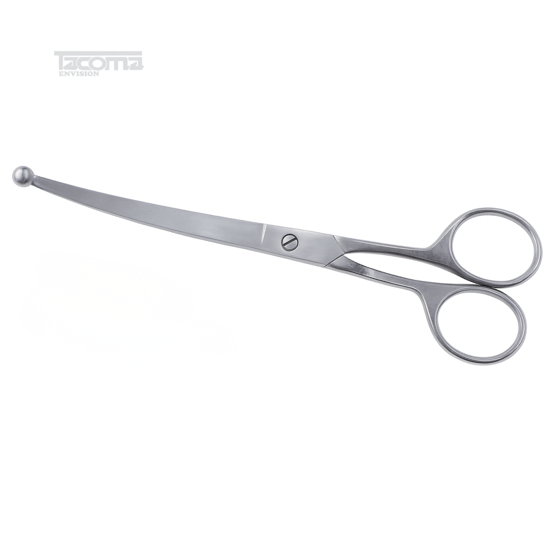 1 Barbar Scissors Curved with Tip – Precision Stainless Steel Surgical Scissors for Veterinary Use - Image 1