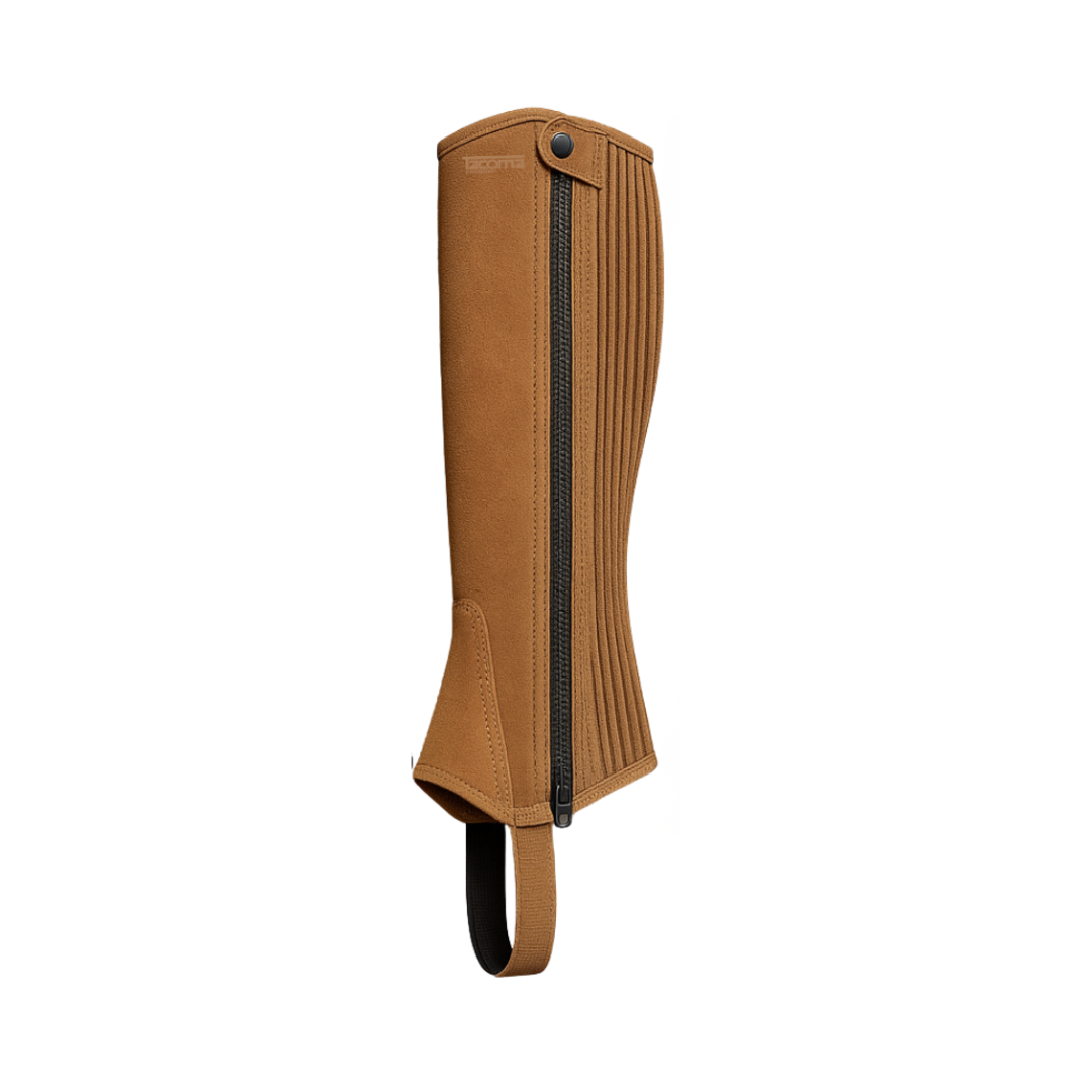 3 Horse Riding Short Chaps | Premium Leather Half Chaps for Equestrian Riders