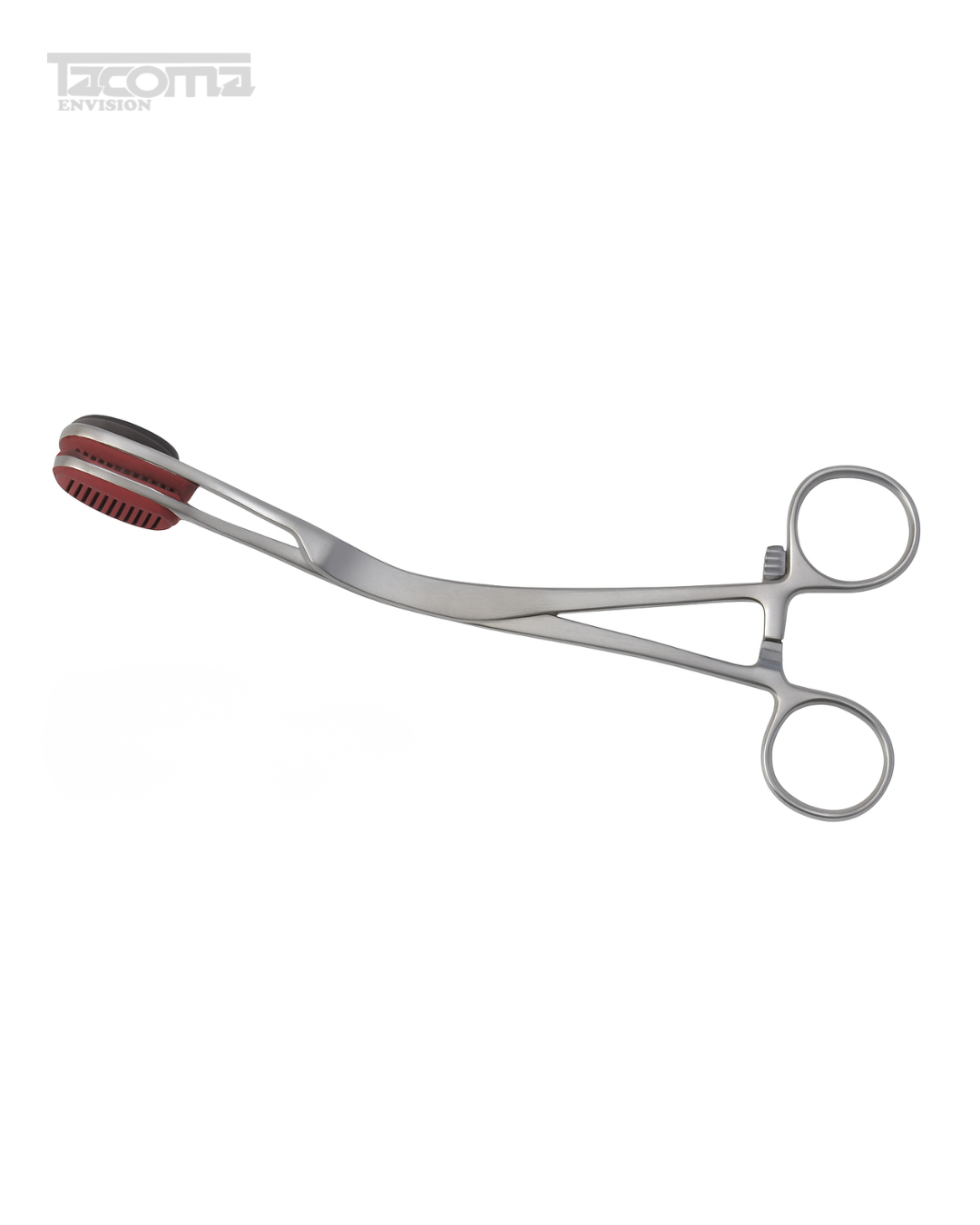 6 Young Tongue Forceps with Rubber Pads - Image 1
