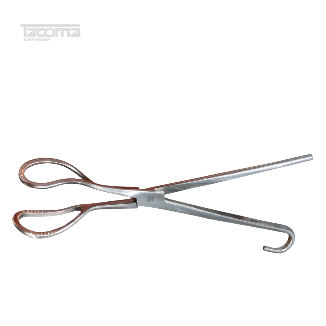 8 Obstetric Forceps for Pig – Stainless Steel Veterinary Tool for Safe Piglet Delivery - Image 1