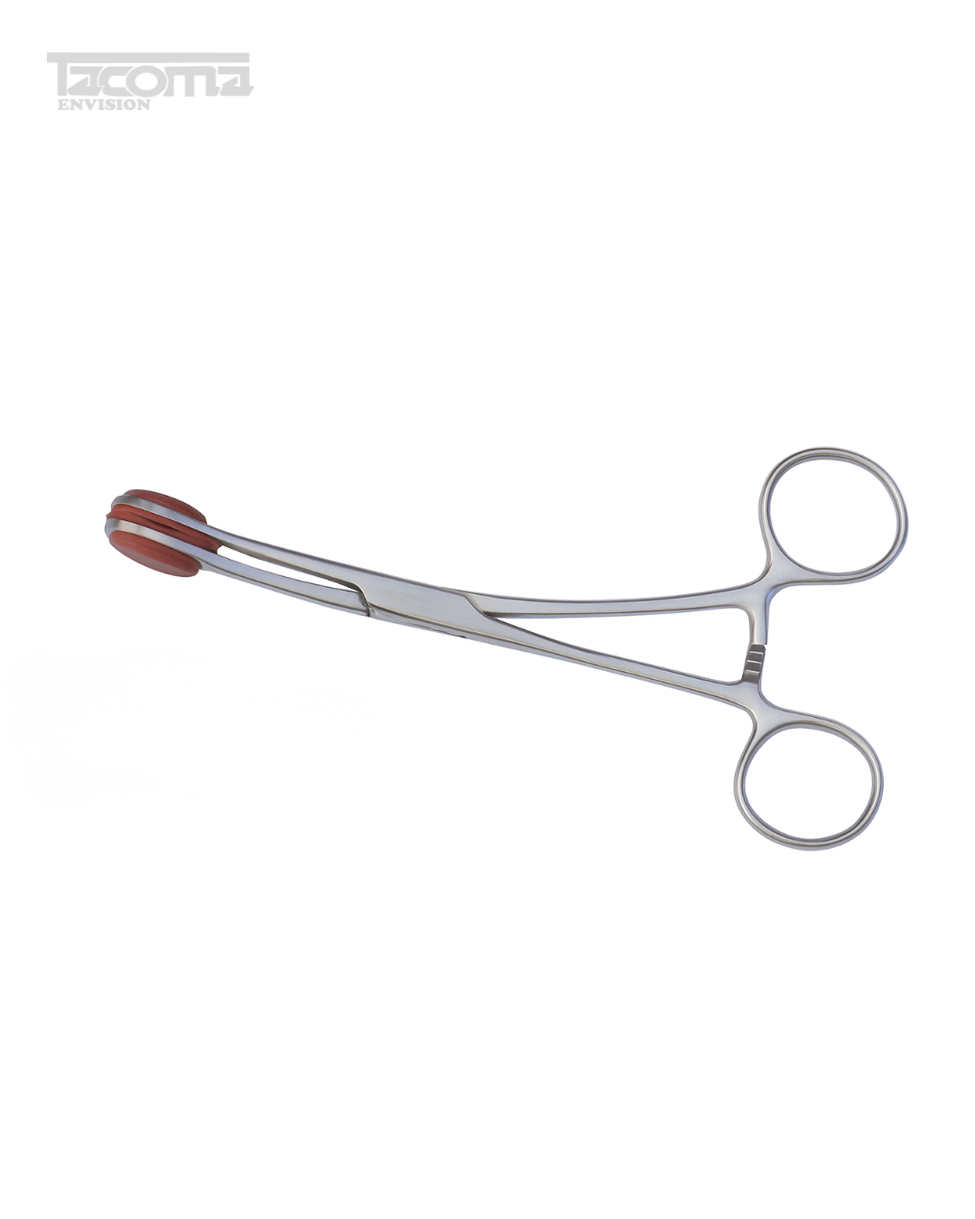 8 Baby Tongue Forceps with Rubber Pads - Image 1