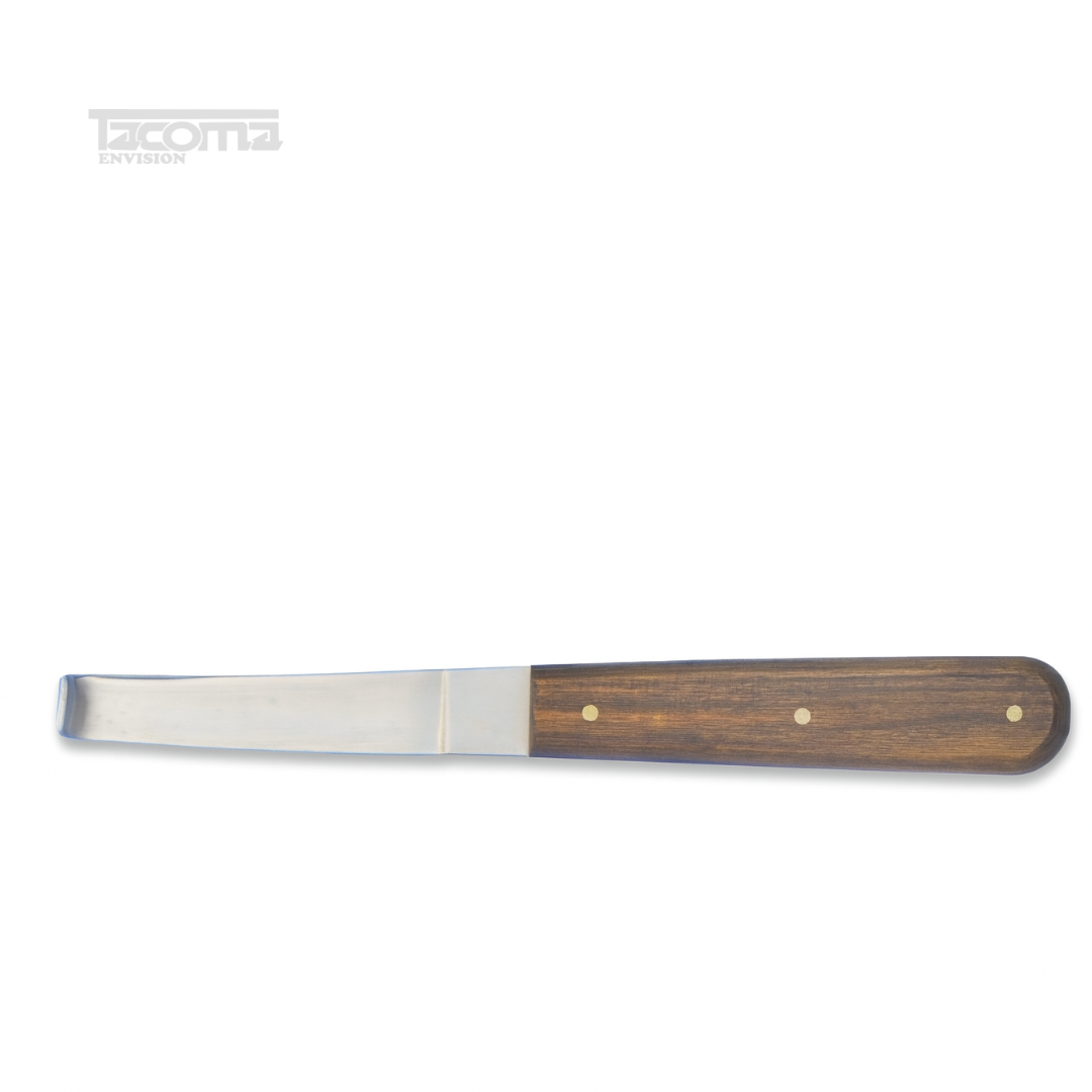 8 Hoof Knife Wooden Handle with Double Edges – Dual Edge Farrier Tool for Precision Hoof Trimming - Image 1